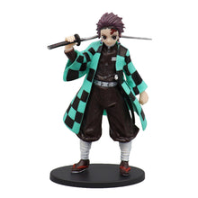 Load image into Gallery viewer, Anime 16CM Demon Slayer Kimetsu no Yaiba Figure Kamado Tanjirou Action Figure Agatsuma Zenitsu Nezuko Warrior PVC Model Toys
