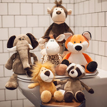Load image into Gallery viewer, 25/35cm Cute Stuffed Toys for Kids Forest Jungle Animal Plush Dolls Lion Tiger Elephant Giraffe Fox Raccoon Monkey Cartoon Toys for Children Gifts
