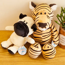 Load image into Gallery viewer, 25/35cm Cute Stuffed Toys for Kids Forest Jungle Animal Plush Dolls Lion Tiger Elephant Giraffe Fox Raccoon Monkey Cartoon Toys for Children Gifts
