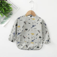 Load image into Gallery viewer, Print Children Bibs Food Eating Apron Kid Painting Smock Infant Long Sleeve Waterproof Bib for Baby Breakfast Lunch Dinner Feeding
