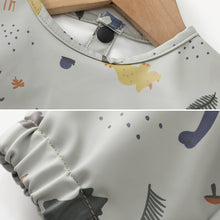 Load image into Gallery viewer, Print Children Bibs Food Eating Apron Kid Painting Smock Infant Long Sleeve Waterproof Bib for Baby Breakfast Lunch Dinner Feeding
