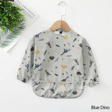Load image into Gallery viewer, Print Children Bibs Food Eating Apron Kid Painting Smock Infant Long Sleeve Waterproof Bib for Baby Breakfast Lunch Dinner Feeding
