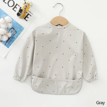 Load image into Gallery viewer, Print Children Bibs Food Eating Apron Kid Painting Smock Infant Long Sleeve Waterproof Bib for Baby Breakfast Lunch Dinner Feeding
