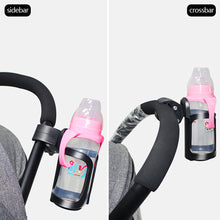 Load image into Gallery viewer, Baby Stroller Cup Holder Universal Bottle Rack 360 Rotatable Cup Holder for Stroller Milk Bottle Carrying Case
