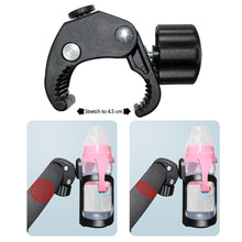 Load image into Gallery viewer, Baby Stroller Cup Holder Universal Bottle Rack 360 Rotatable Cup Holder for Stroller Milk Bottle Carrying Case
