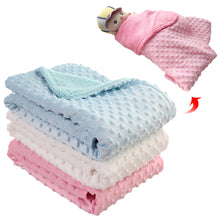Load image into Gallery viewer, Baby Blanket Newborn Swaddling Thermal Soft Fleece Blanket Winter Cotton Quilt Infant Bedding Swaddle Wrap
