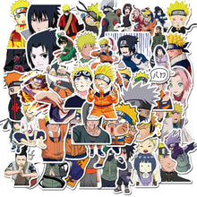 Load image into Gallery viewer, 50pcs/Pack Naruto Cartoon Anime Stickers Waterproof Skateboard Motorcycle Guitar Luggage Laptop Bicycle Sticker Kids Toys
