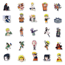 Load image into Gallery viewer, 50pcs/Pack Naruto Cartoon Anime Stickers Waterproof Skateboard Motorcycle Guitar Luggage Laptop Bicycle Sticker Kids Toys
