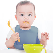 Load image into Gallery viewer, Baby Silicone Bib Infant Waterpoof Feeding Bibs Adjustable Saliva Towel Toddler Boys Girls Aprons
