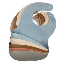 Load image into Gallery viewer, Baby Silicone Bib Infant Waterpoof Feeding Bibs Adjustable Saliva Towel Toddler Boys Girls Aprons
