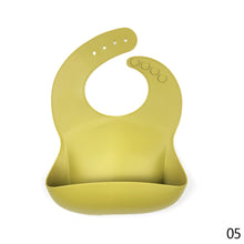Load image into Gallery viewer, Baby Silicone Bib Infant Waterpoof Feeding Bibs Adjustable Saliva Towel Toddler Boys Girls Aprons
