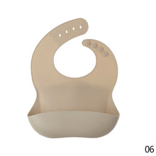 Load image into Gallery viewer, Baby Silicone Bib Infant Waterpoof Feeding Bibs Adjustable Saliva Towel Toddler Boys Girls Aprons
