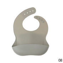Load image into Gallery viewer, Baby Silicone Bib Infant Waterpoof Feeding Bibs Adjustable Saliva Towel Toddler Boys Girls Aprons
