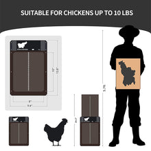 Load image into Gallery viewer, Automatic Chicken House Coop Door Light-Sensitive Night And Morning Delay Auto Guard Door Opening Timer For Chickens Supplies
