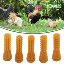 Load image into Gallery viewer, 50pcs 9.5cm Poultry Plucking Hair Removal Machine Glue Stick Chicken Plucker Rubber Stick Accessories
