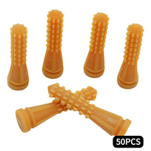 Load image into Gallery viewer, 50pcs 9.5cm Poultry Plucking Hair Removal Machine Glue Stick Chicken Plucker Rubber Stick Accessories
