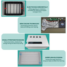 Load image into Gallery viewer, Full Automatic Egg Incubator 12 Eggs Hatchery Egg Hatchers Incubator Brooder Chicken Automatic Eggs Incubator Bird Quail Brooder

