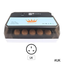 Load image into Gallery viewer, Full Automatic Egg Incubator 15 Eggs Hatchery Egg Hatchers Incubator Brooder Chicken Automatic Eggs Incubator Bird Quail Brooder
