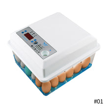 Load image into Gallery viewer, 20 Eggs Household Incubator Dual Power Automatic Temperature Control Incubator Tools Small Plastic Bionic Water Bed Farm Bird Egg Incubator
