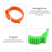 Load image into Gallery viewer, 100PCS Chicken Foot Ring Marker Adjustable Size 1-100 Number Poultry Leg Label Buckle Ring for Farm Chick Duck Goose Suplies
