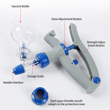 Load image into Gallery viewer, Automatic Continuous Syringe Animal Adjustable Syringe Chicken Bird Poultry Durable Vaccine Injector Veterinary Tool NO Needles
