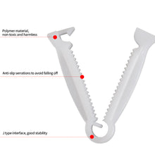 Load image into Gallery viewer, 100Pcs Disposable Livestock Umbilical Cord Clip Farm Animal Umbilical Stalk Clamp Piglet Lamb Calf Umbilical Cord Clipper Farm Supplies
