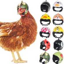 Load image into Gallery viewer, Funny Chicken Helmet Small Pet Hard Hat Bird Quail Pigeon Protective Hat Headgear Pet Bird Helmet Pet Supplies
