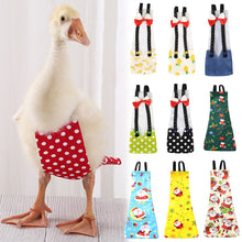 Load image into Gallery viewer, Pet Duck Diaper Goose Chicken Poultry Diaper Clothes Reusable Washable Costume Diaper with Bow Knot Duck Supplies
