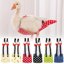 Load image into Gallery viewer, Pet Duck Diaper Goose Chicken Poultry Diaper Clothes Reusable Washable Costume Diaper with Bow Knot Duck Supplies
