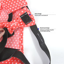 Load image into Gallery viewer, Pet Goose Diaper Hen Chicken Duck Poultry Diaper Clothes Reusable Washable Costume Diaper with Bow Knot Goose Supplies
