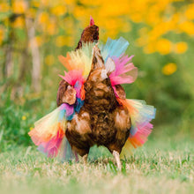 Load image into Gallery viewer, Chicken Costume Skirt Tutu Coop Hen Decoration Poultry Feather Protector Halloween Cosplay Dress Party Props
