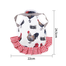 Load image into Gallery viewer, Chicken Saddles Jacket Hen Aprons Duck Poultry Wings Feather Protector Vest Clothes Halloween Cosplay Dress Party Props
