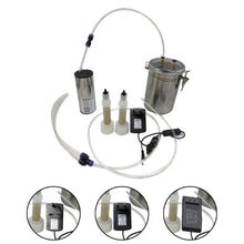 Load image into Gallery viewer, Durable Stainless Steel 2L Electric Pulse Milking Machine Tools with Adjustable Suction Goat Sheep Milk Tray for Farm
