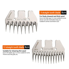 Load image into Gallery viewer, Electric Clipper Blade for BEIYUAN Sheep Goats Shears Convex Comb Cutter Shearing Clipper 13 Tooth Blade for Sheep Clipper Shears Scissors
