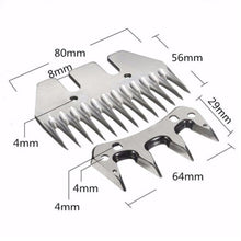 Load image into Gallery viewer, Electric Clipper Blade for BEIYUAN Sheep Goats Shears Convex Comb Cutter Shearing Clipper 13 Tooth Blade for Sheep Clipper Shears Scissors

