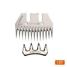 Load image into Gallery viewer, Electric Clipper Blade for BEIYUAN Sheep Goats Shears Convex Comb Cutter Shearing Clipper 13 Tooth Blade for Sheep Clipper Shears Scissors
