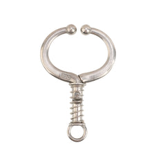 Load image into Gallery viewer, Stainless Steel Pierce Free Cow Nose Ring Automatic Cattle Binding Nose Buckle Tool Nose Clamp with Spring Farm Supplies
