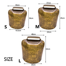 Load image into Gallery viewer, Farm Cow Grazing Bell Sheep Horse Goat Anti Lost Metal Bell Anti Theft Louder Bell Liftstock Equipment Farm Animal Supplies
