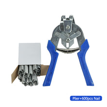 Load image into Gallery viewer, Poultry Cage Pliers with Nails Farm Chicken Rabbit Bird Cage Fastening Clamps Nails Installation Kit Tools
