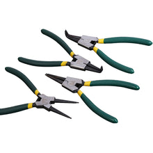 Load image into Gallery viewer, 7 Inch Circlip and Snap Ring Pliers Internal External Straight Curved Retain Snap Ring Pliers Bent Pliers Multifunctional Crimp Tool 175mm
