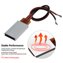 Load image into Gallery viewer, 220V/12V 70-200 Degrees Celsius PTC Heaters Heating Element Hair Dryer Accessories Curlers Heater Poultry Incubator Heating Component
