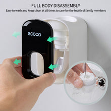 Load image into Gallery viewer, Automatic Bathroom Toothpaste Squeezer Toothpaste Dispenser Dust-proof Toothbrush Holder Wall Mount Stand Bathroom Accessories
