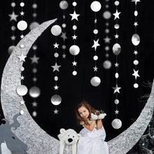 Load image into Gallery viewer, 4M Glitter Paper Garland Hanging Banner Birthday Wedding Decoration Decorations Home Party Anniversary Merry Christmas
