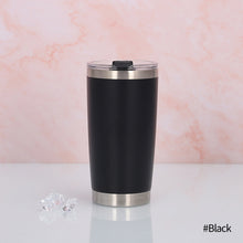 Load image into Gallery viewer, 20oz Thermal Mug Beer Cup Tumbler Stainless Steel Double Wall Vacuum Insulated Coffee Tea Mug Wide Mouth Water Bottle Drinkware
