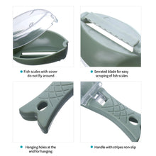 Load image into Gallery viewer, Fish Skin Brush Scraping Fish Scale Brush Grater Quick Disassembly Fish Knife Cleaning Peeling Skin Scraper Scraper Fish Scaler
