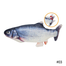 Load image into Gallery viewer, Cat USB Charger Toy Fish Interactive Electric Floppy Fish Cat Toy Realistic Pet Cats Chew Bite Toys Pet Supplies
