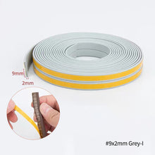 Load image into Gallery viewer, 5 Meters DIPE Self-adhesive Door And Window Sealing Strip Glass Window Anti-collision Rubber Strip Foam Sound Insulation Strip
