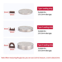 Load image into Gallery viewer, 10 Meters DIPE Self-adhesive Door And Window Sealing Strip Glass Window Anti-collision Rubber Strip Foam Sound Insulation Strip
