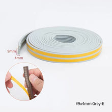 Load image into Gallery viewer, 10 Meters DIPE Self-adhesive Door And Window Sealing Strip Glass Window Anti-collision Rubber Strip Foam Sound Insulation Strip
