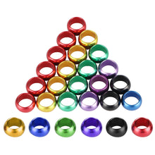 Load image into Gallery viewer, 10Pcs Pigeons Foot Ring 8x6mm Aluminum Bird Foot Ring Outdoor Flight Training Tool Competition Identification Label
